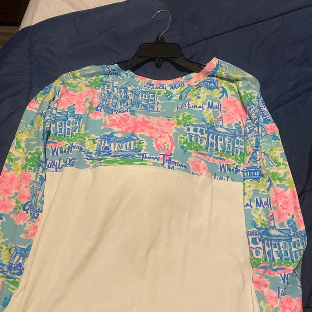 Lily Pulitzer Washington long sleeve shirt